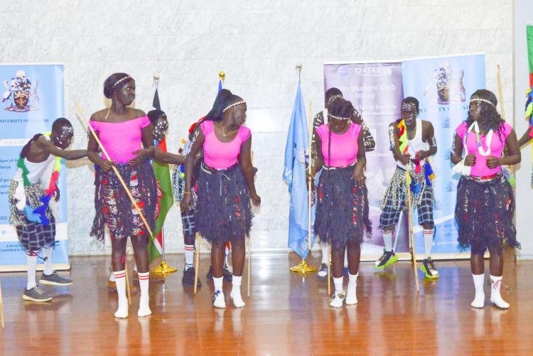 Dancers from South Sudan