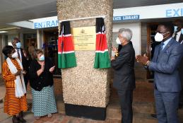 Indian External Affairs Minister Dr, S. Jaishankar officially opens the Mahatma Gandhi Graduate Library